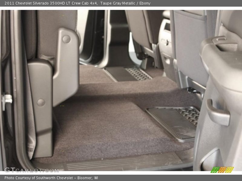 Taupe Gray Metallic / Ebony 2011 Chevrolet Silverado 3500HD LT Crew Cab 4x4