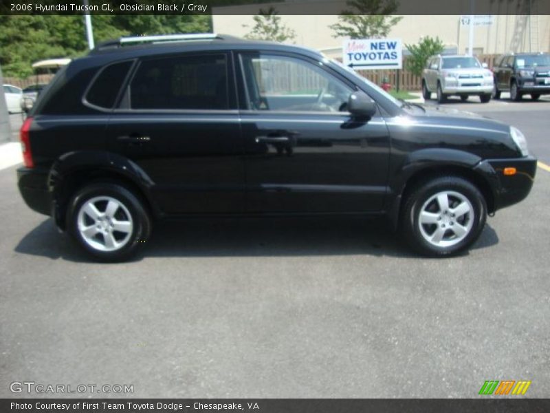 Obsidian Black / Gray 2006 Hyundai Tucson GL