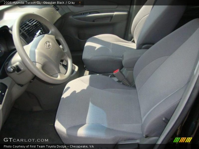 Obsidian Black / Gray 2006 Hyundai Tucson GL
