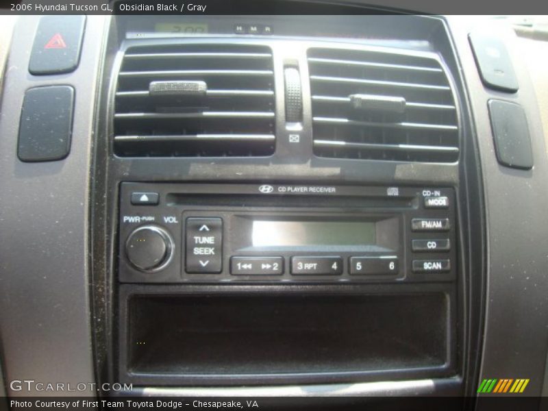 Obsidian Black / Gray 2006 Hyundai Tucson GL