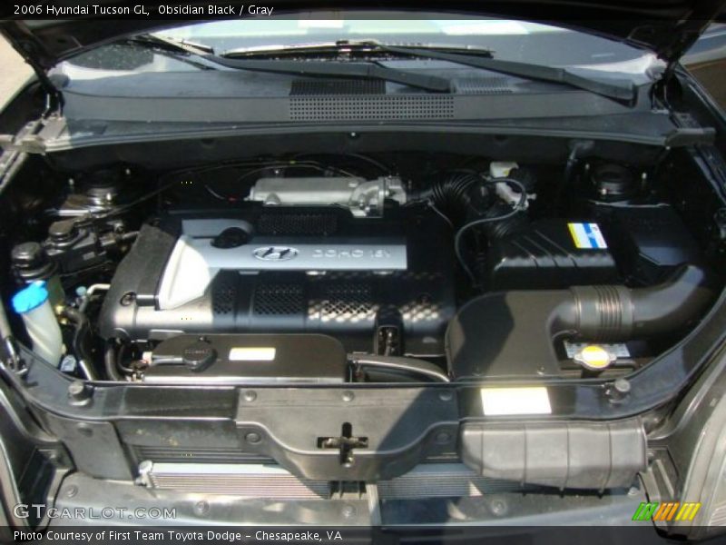 Obsidian Black / Gray 2006 Hyundai Tucson GL
