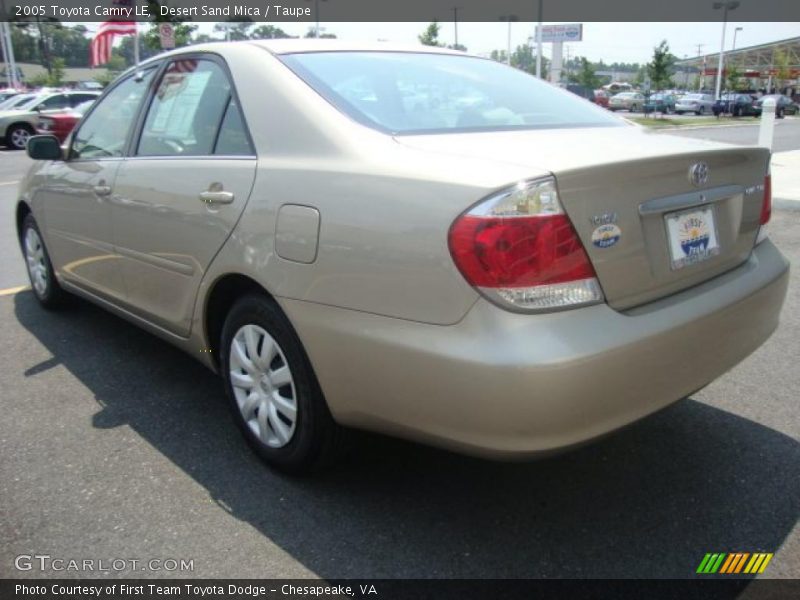 Desert Sand Mica / Taupe 2005 Toyota Camry LE