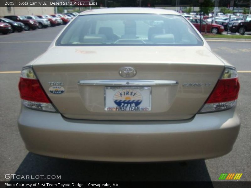 Desert Sand Mica / Taupe 2005 Toyota Camry LE