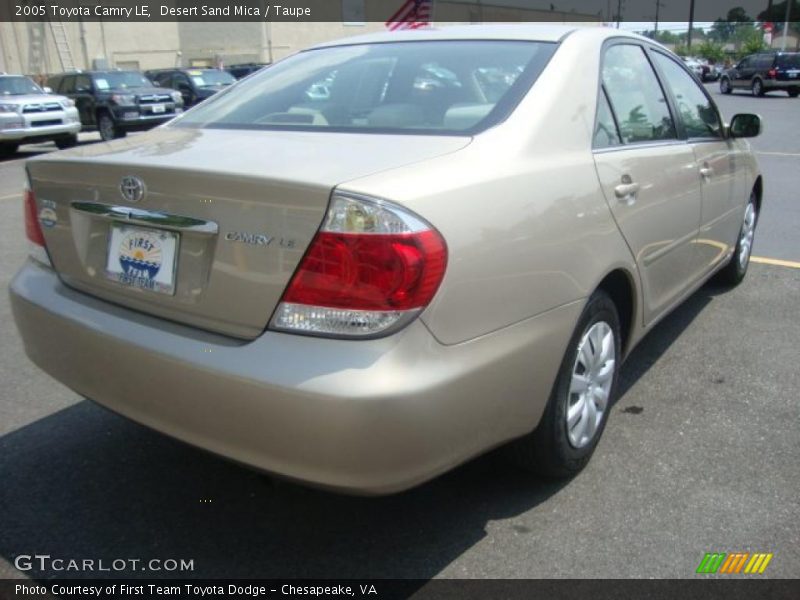 Desert Sand Mica / Taupe 2005 Toyota Camry LE