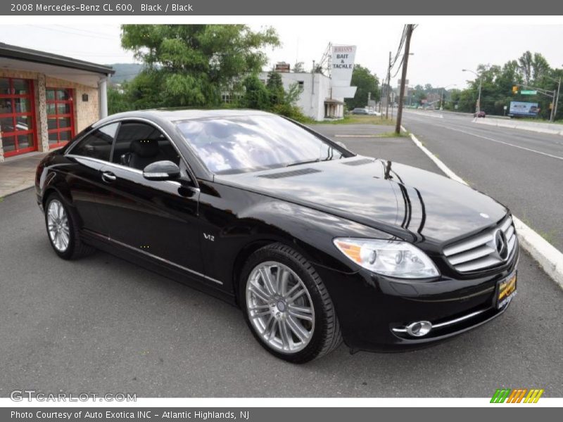 Black / Black 2008 Mercedes-Benz CL 600