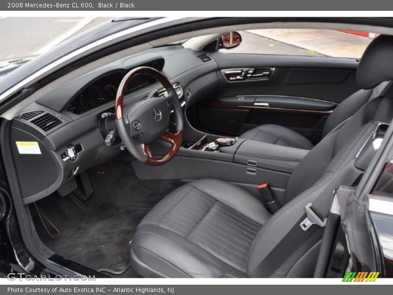 Black / Black 2008 Mercedes-Benz CL 600