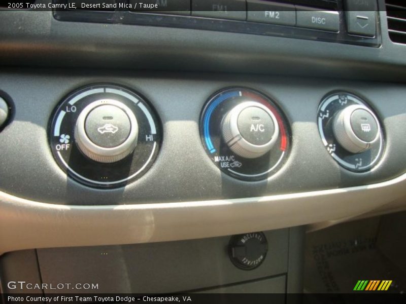 Desert Sand Mica / Taupe 2005 Toyota Camry LE