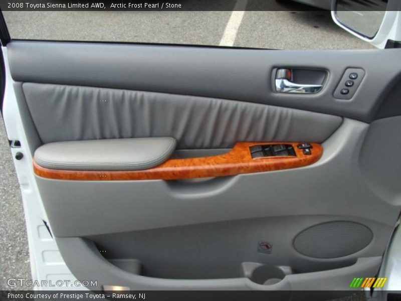 Arctic Frost Pearl / Stone 2008 Toyota Sienna Limited AWD
