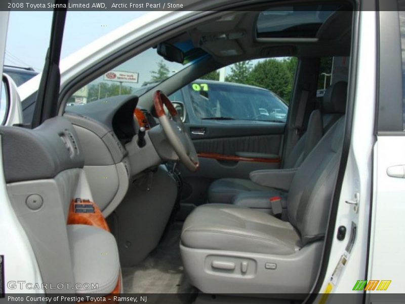 Arctic Frost Pearl / Stone 2008 Toyota Sienna Limited AWD
