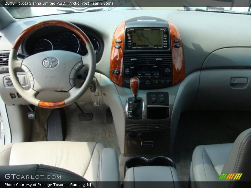Arctic Frost Pearl / Stone 2008 Toyota Sienna Limited AWD