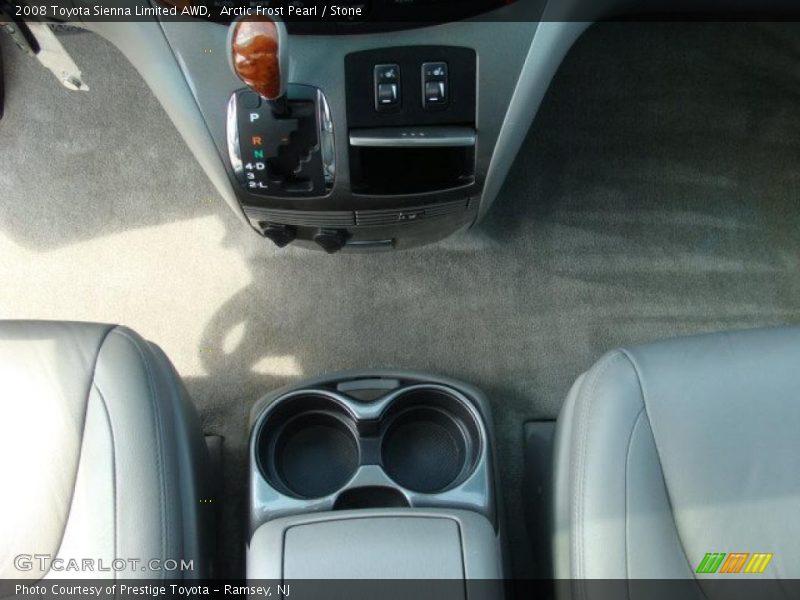 Arctic Frost Pearl / Stone 2008 Toyota Sienna Limited AWD