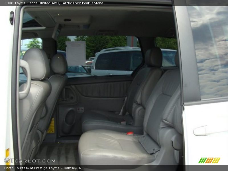 Arctic Frost Pearl / Stone 2008 Toyota Sienna Limited AWD