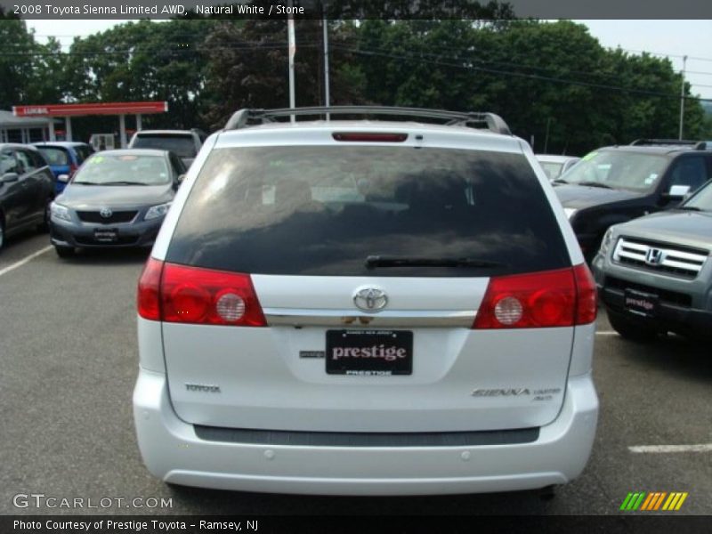 Natural White / Stone 2008 Toyota Sienna Limited AWD