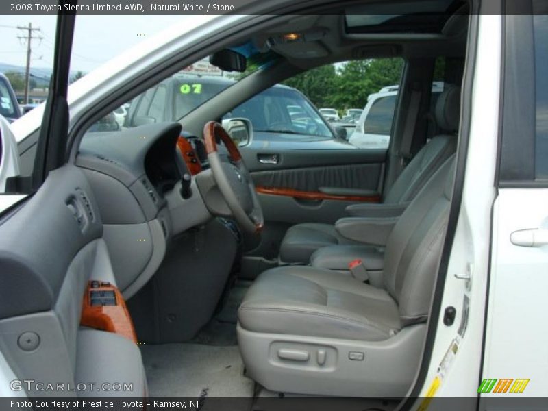 Natural White / Stone 2008 Toyota Sienna Limited AWD