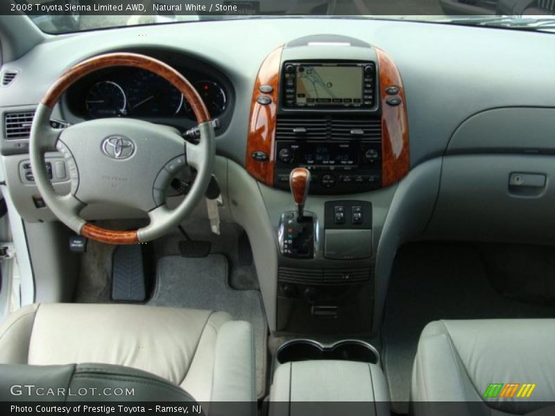 Natural White / Stone 2008 Toyota Sienna Limited AWD