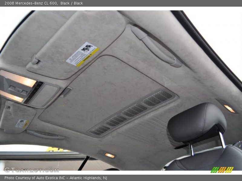 Black / Black 2008 Mercedes-Benz CL 600