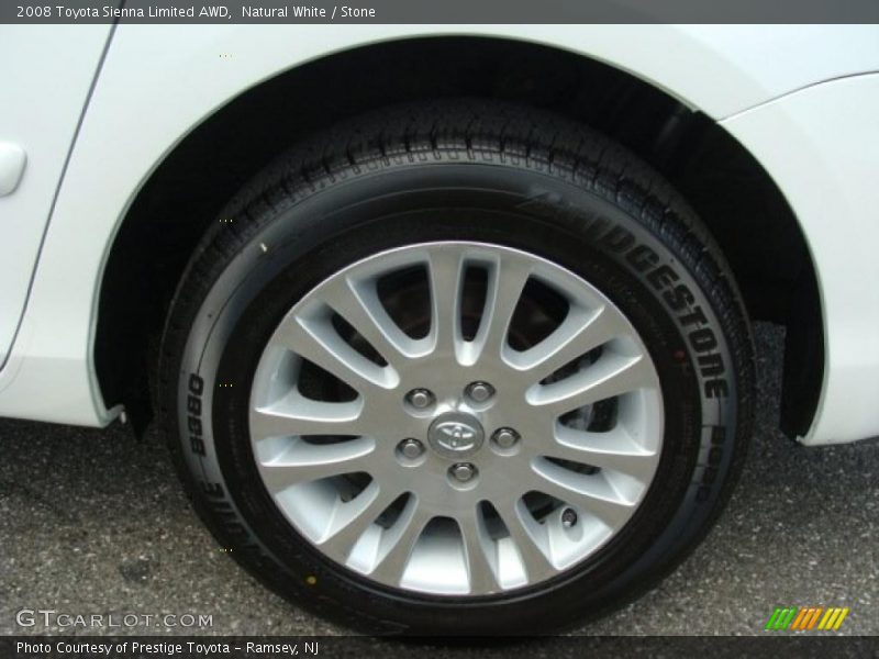Natural White / Stone 2008 Toyota Sienna Limited AWD