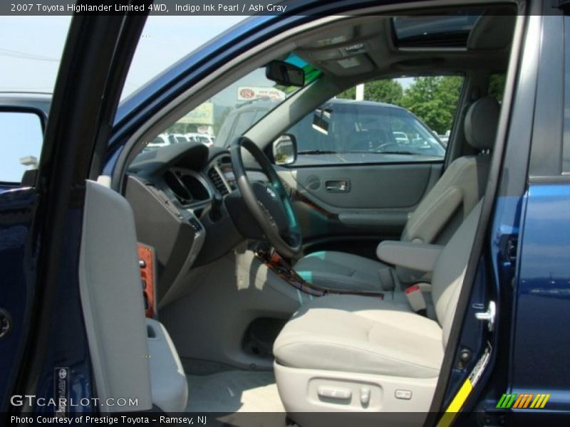 Indigo Ink Pearl / Ash Gray 2007 Toyota Highlander Limited 4WD