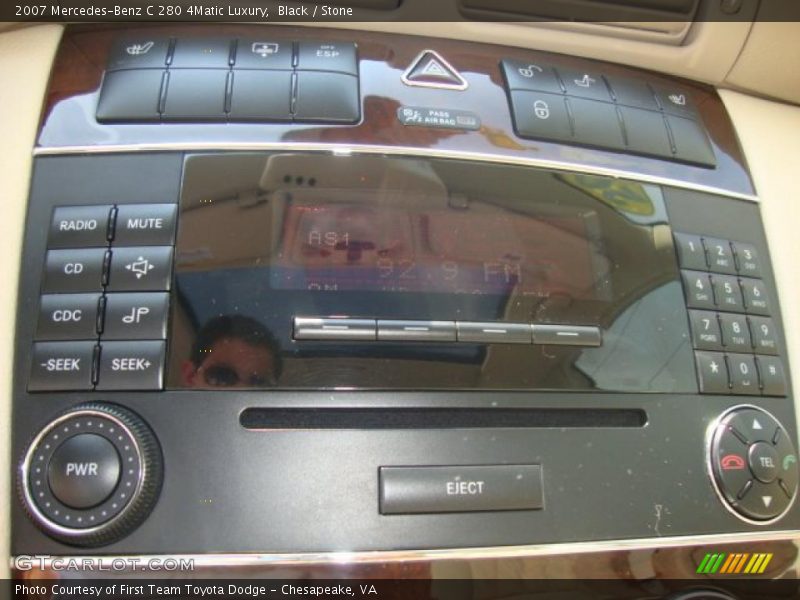 Black / Stone 2007 Mercedes-Benz C 280 4Matic Luxury