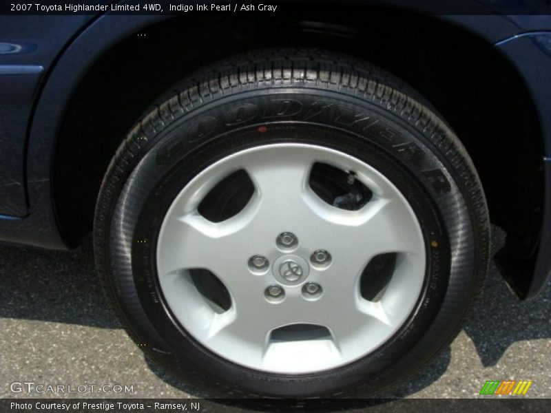 Indigo Ink Pearl / Ash Gray 2007 Toyota Highlander Limited 4WD