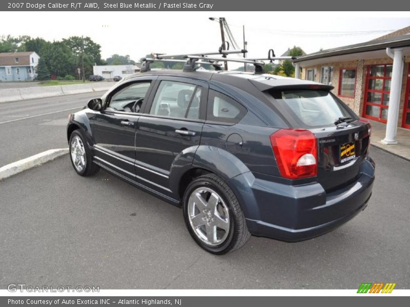 Steel Blue Metallic / Pastel Slate Gray 2007 Dodge Caliber R/T AWD