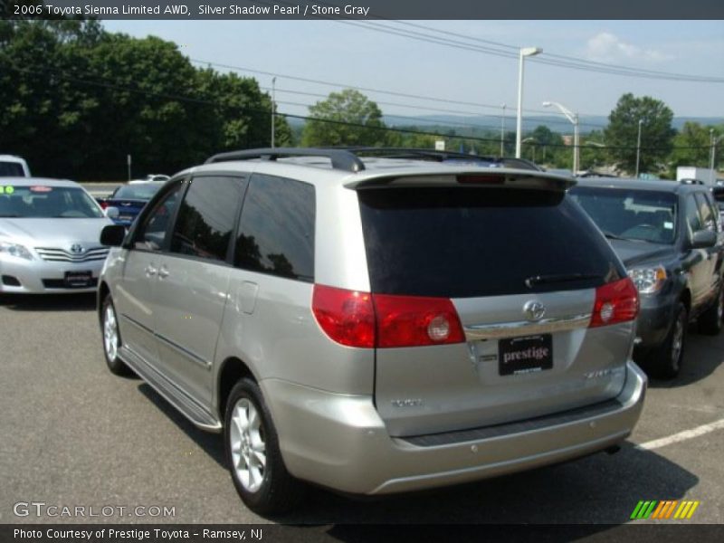 Silver Shadow Pearl / Stone Gray 2006 Toyota Sienna Limited AWD