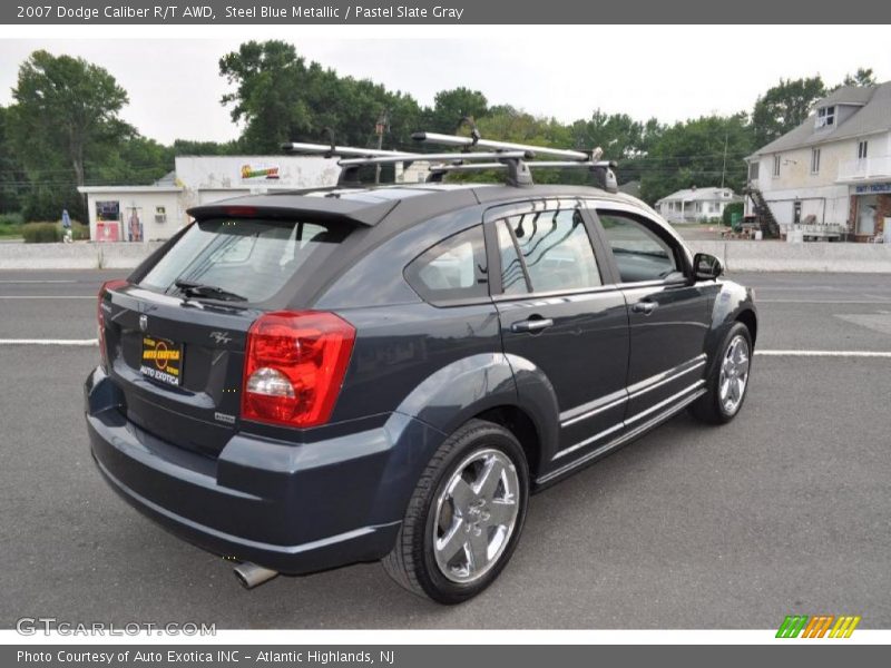 Steel Blue Metallic / Pastel Slate Gray 2007 Dodge Caliber R/T AWD
