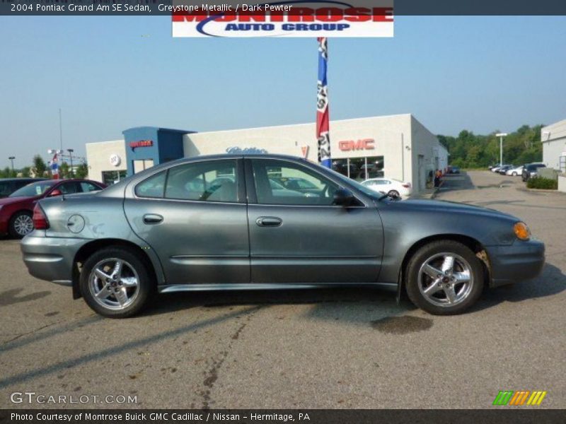 Greystone Metallic / Dark Pewter 2004 Pontiac Grand Am SE Sedan