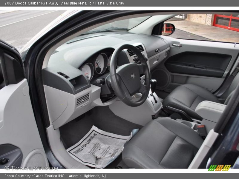 Steel Blue Metallic / Pastel Slate Gray 2007 Dodge Caliber R/T AWD