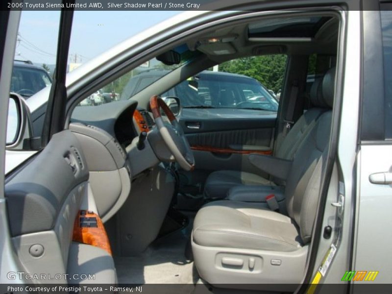 Silver Shadow Pearl / Stone Gray 2006 Toyota Sienna Limited AWD