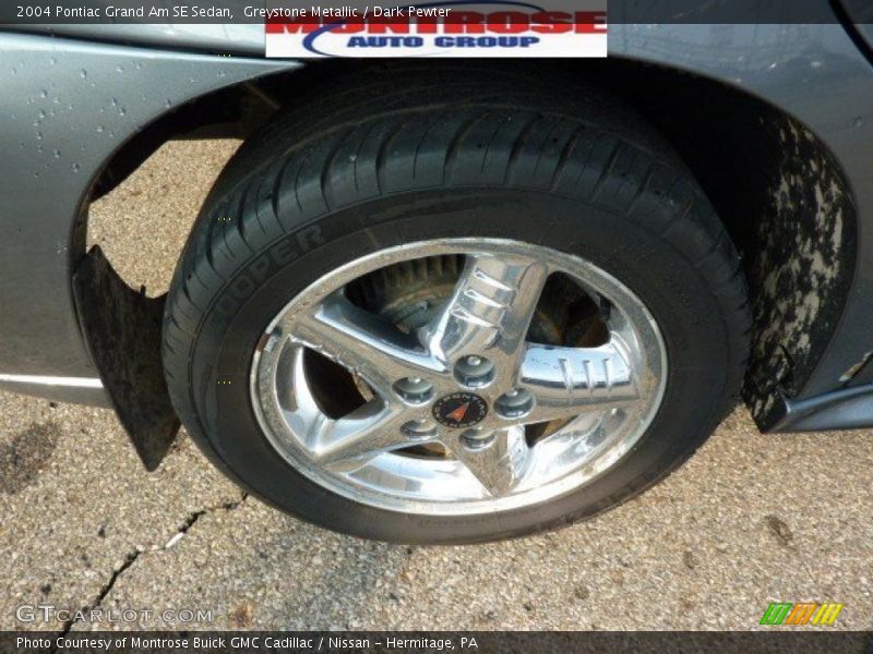 Greystone Metallic / Dark Pewter 2004 Pontiac Grand Am SE Sedan