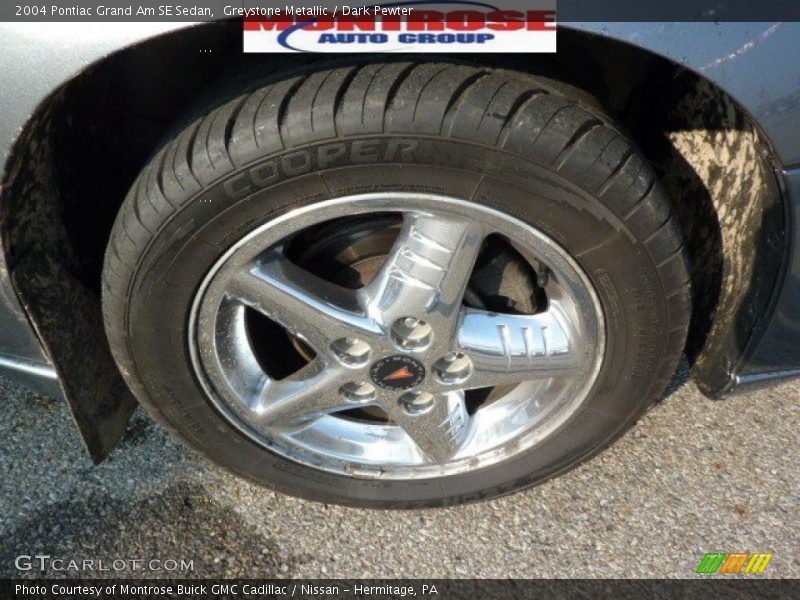 Greystone Metallic / Dark Pewter 2004 Pontiac Grand Am SE Sedan