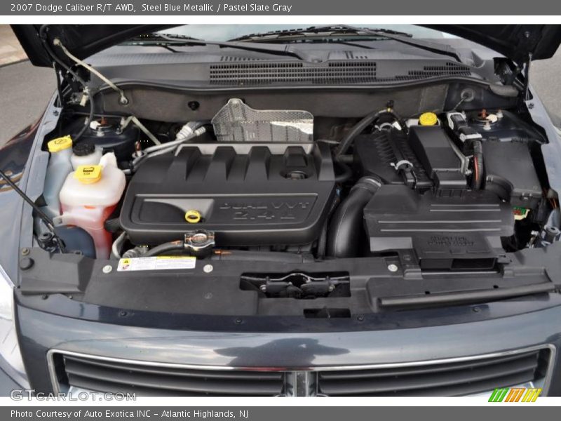 Steel Blue Metallic / Pastel Slate Gray 2007 Dodge Caliber R/T AWD