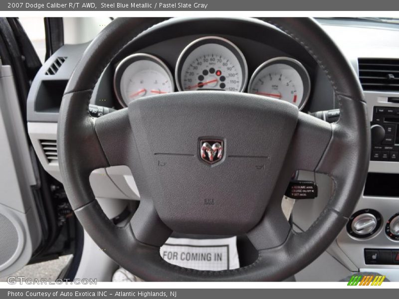 Steel Blue Metallic / Pastel Slate Gray 2007 Dodge Caliber R/T AWD