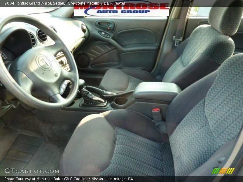 Greystone Metallic / Dark Pewter 2004 Pontiac Grand Am SE Sedan