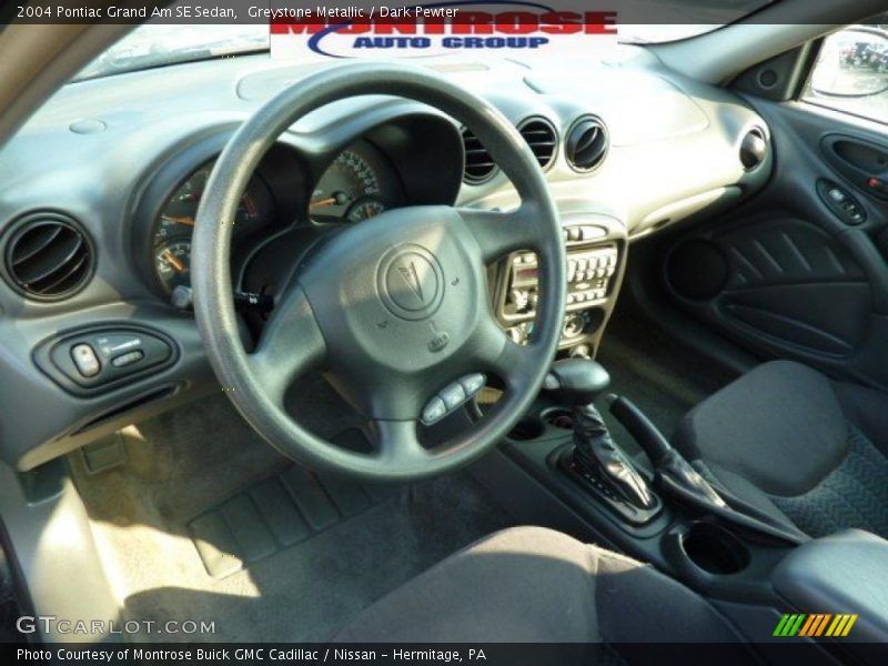 Greystone Metallic / Dark Pewter 2004 Pontiac Grand Am SE Sedan