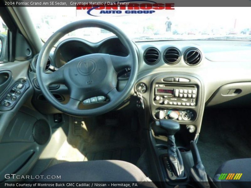 Greystone Metallic / Dark Pewter 2004 Pontiac Grand Am SE Sedan