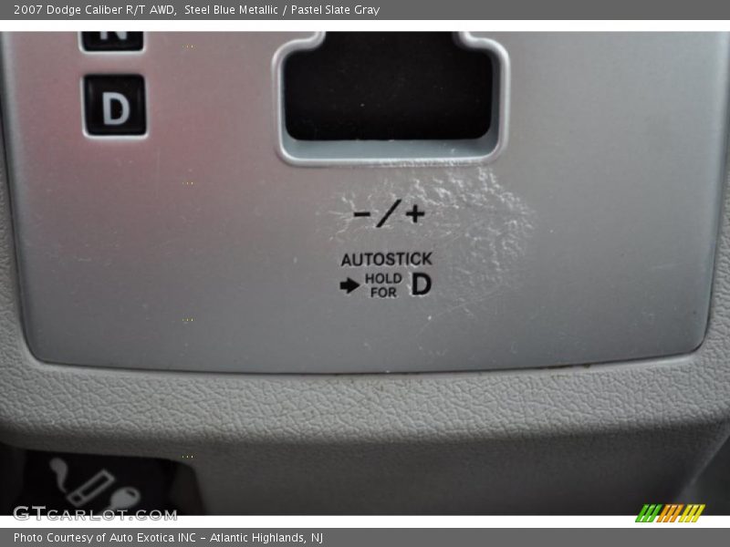 Steel Blue Metallic / Pastel Slate Gray 2007 Dodge Caliber R/T AWD