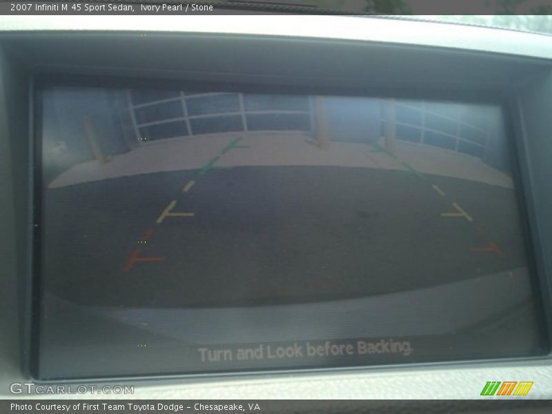 Ivory Pearl / Stone 2007 Infiniti M 45 Sport Sedan
