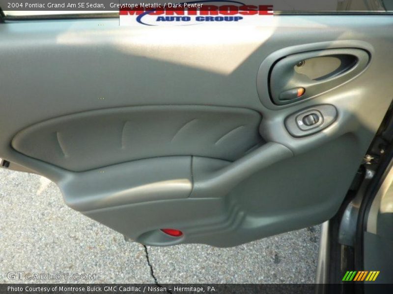 Greystone Metallic / Dark Pewter 2004 Pontiac Grand Am SE Sedan