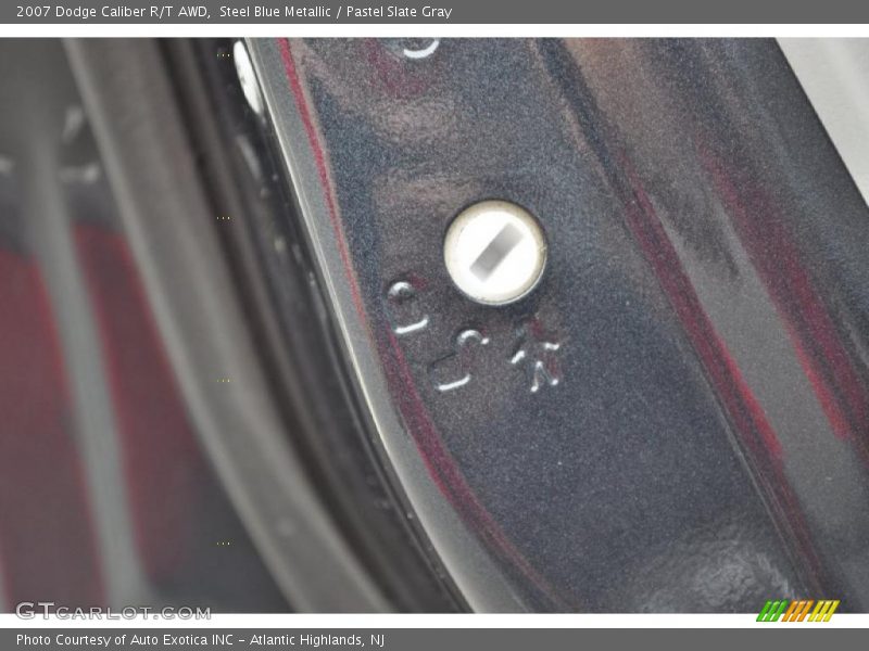Steel Blue Metallic / Pastel Slate Gray 2007 Dodge Caliber R/T AWD
