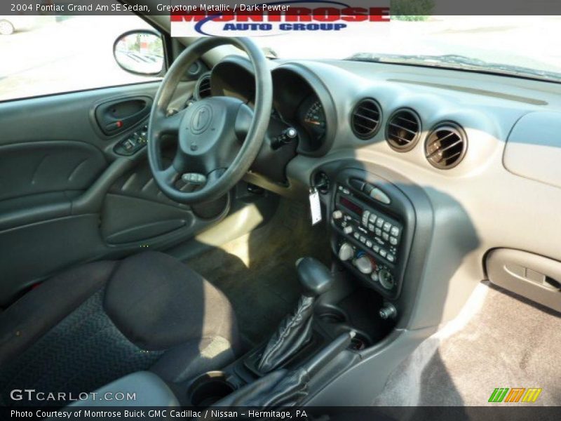 Greystone Metallic / Dark Pewter 2004 Pontiac Grand Am SE Sedan
