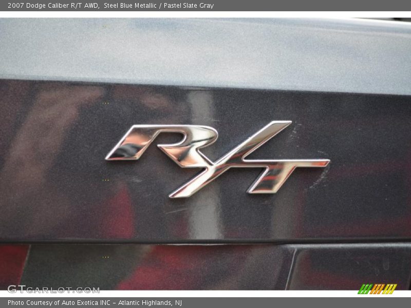 Steel Blue Metallic / Pastel Slate Gray 2007 Dodge Caliber R/T AWD