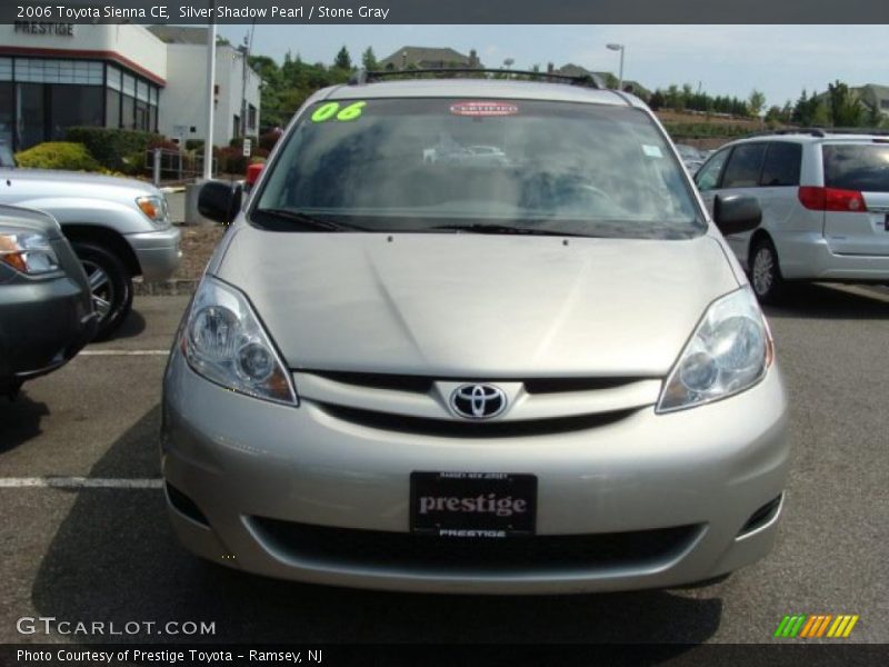 Silver Shadow Pearl / Stone Gray 2006 Toyota Sienna CE