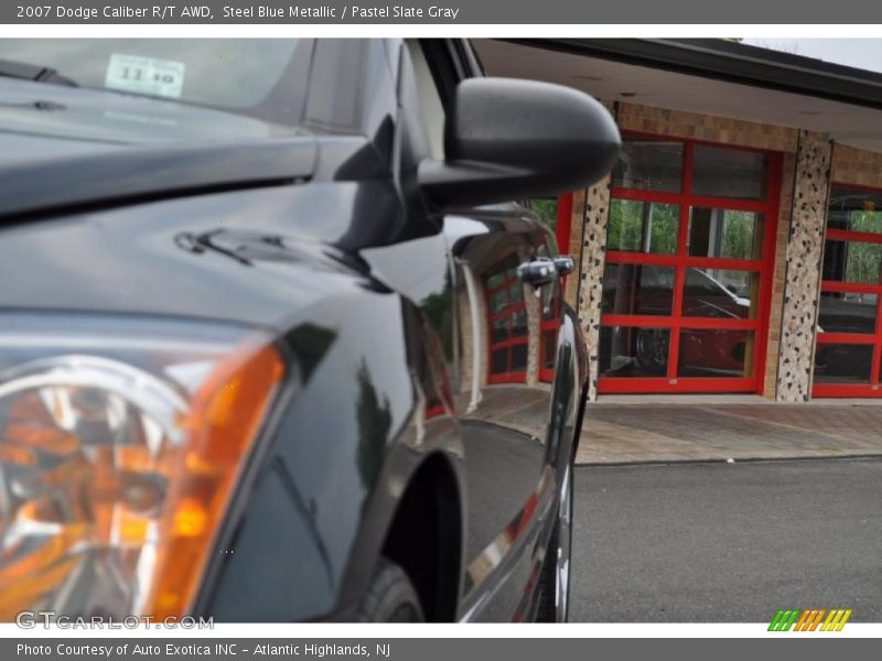 Steel Blue Metallic / Pastel Slate Gray 2007 Dodge Caliber R/T AWD