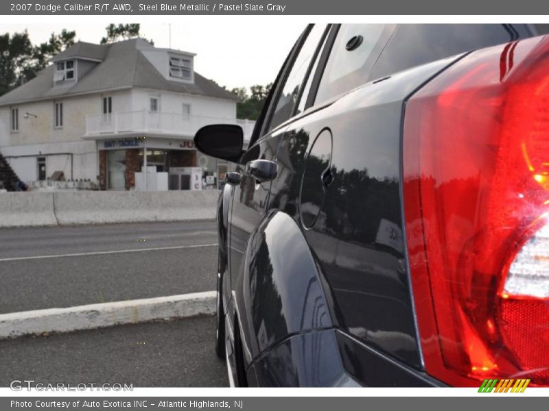 Steel Blue Metallic / Pastel Slate Gray 2007 Dodge Caliber R/T AWD