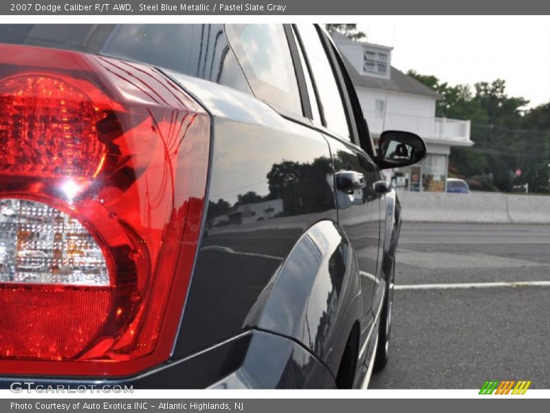 Steel Blue Metallic / Pastel Slate Gray 2007 Dodge Caliber R/T AWD