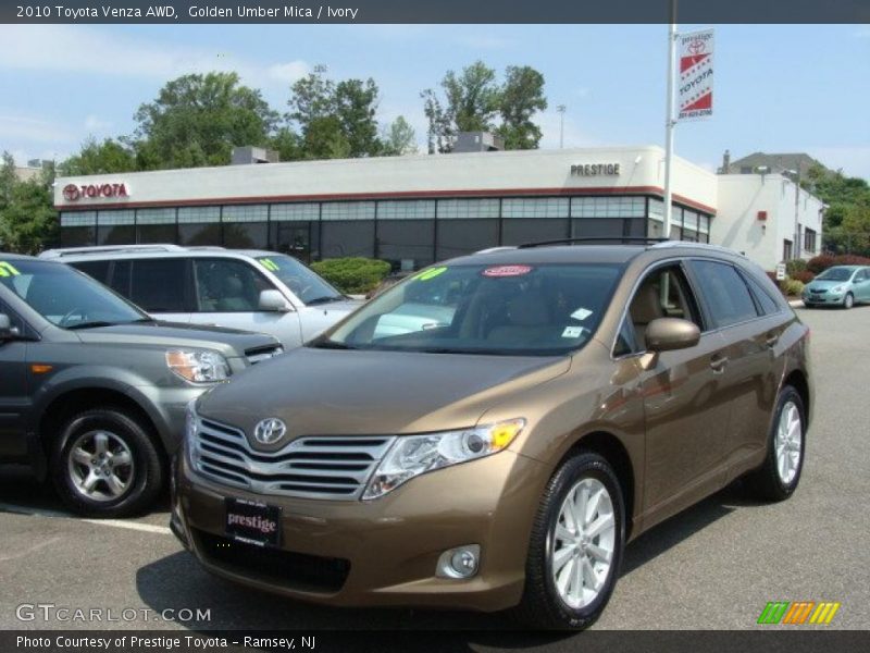 Golden Umber Mica / Ivory 2010 Toyota Venza AWD
