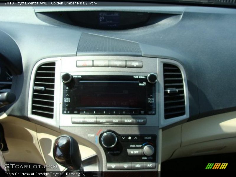 Golden Umber Mica / Ivory 2010 Toyota Venza AWD