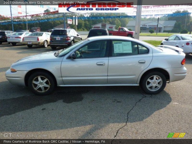 Sterling Metallic / Pewter 2003 Oldsmobile Alero GL Sedan